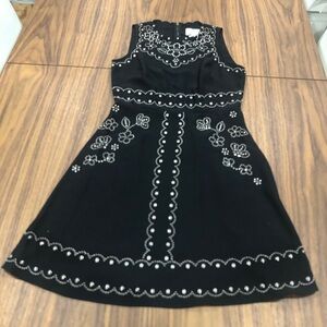 Kate Spade  black beaded dress nwt